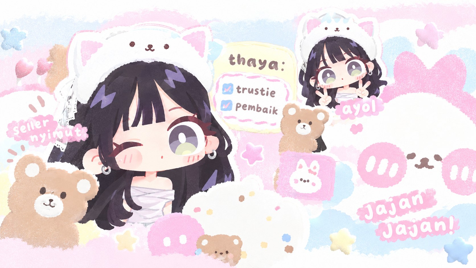 Thaya Store, seller nyimut, trustie, pembaik
